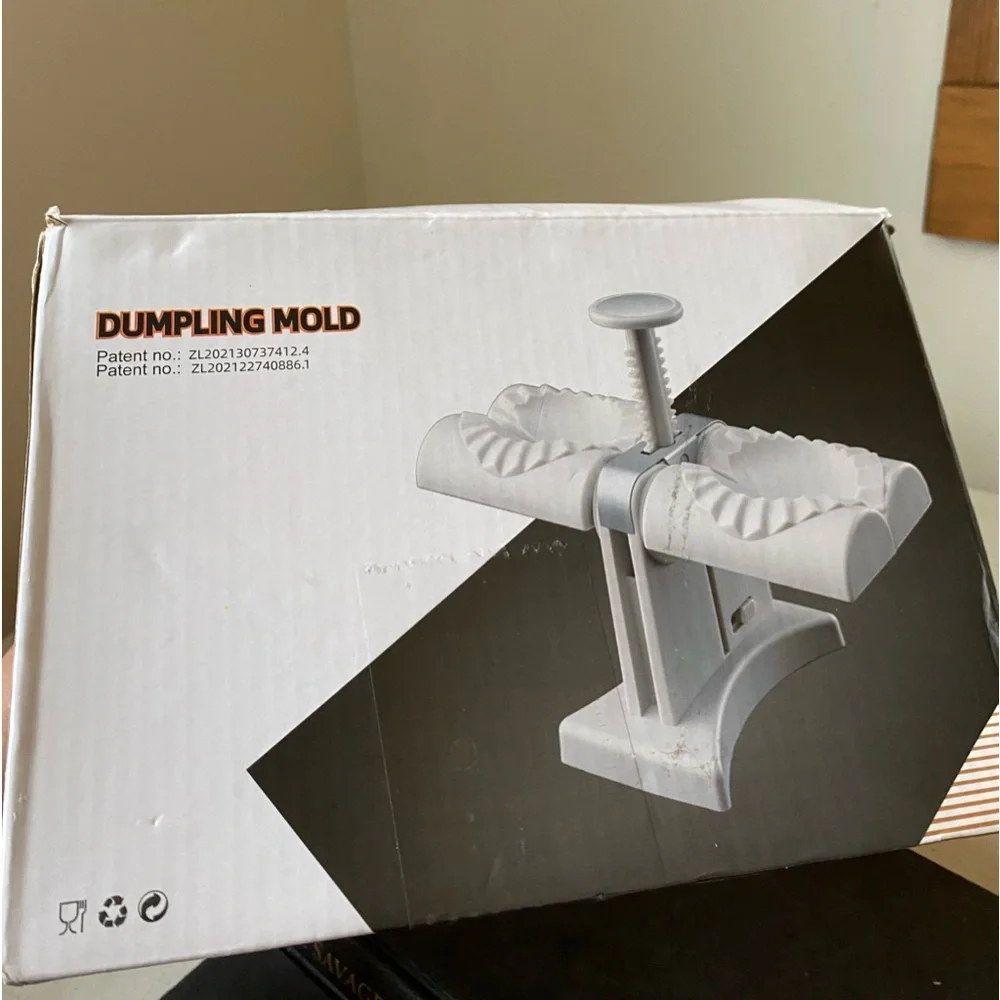 Household Double Head Automatic Dumpling Maker Mould,Dumpling Maker Press with K
